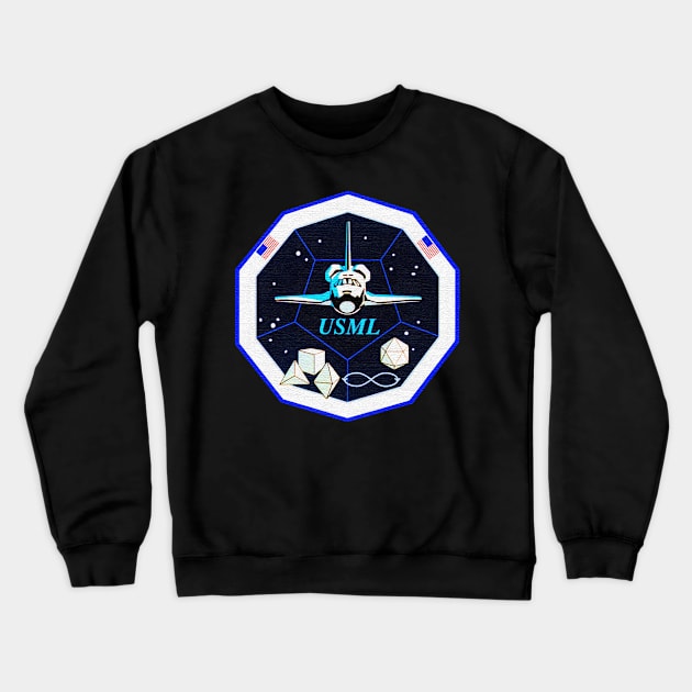 Black Panther Art - NASA Space Badge 48 Crewneck Sweatshirt by The Black Panther